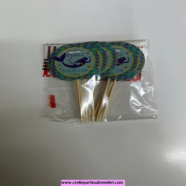 Deniz Kızı Temalı Kürdan 